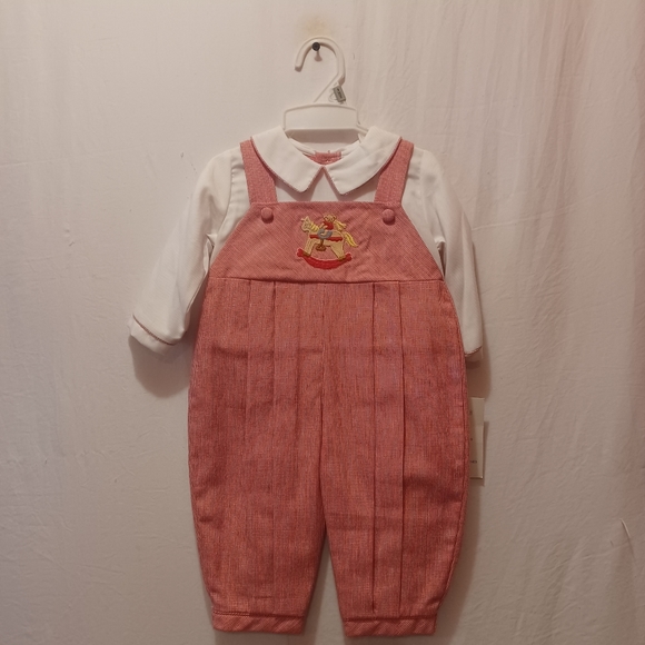 NWT size 3 month Friedknit Creations boys jon jon - Picture 1 of 7
